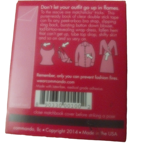 Commando Matchsticks - Double Stick Tricks For Smart Chicks NWT - Picture 2 of 5